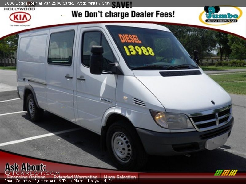 Arctic White / Gray 2006 Dodge Sprinter Van 2500 Cargo