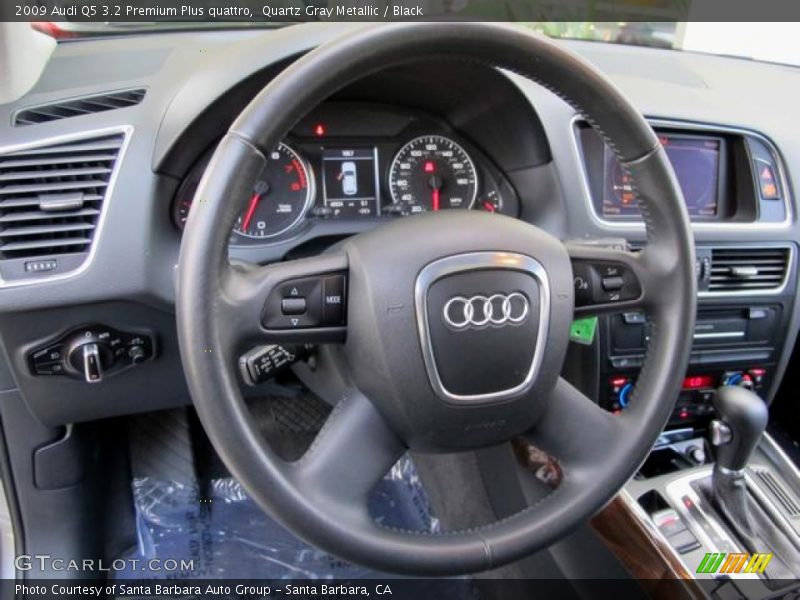 Quartz Gray Metallic / Black 2009 Audi Q5 3.2 Premium Plus quattro