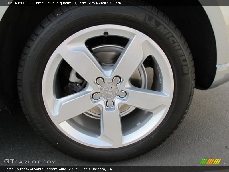 Quartz Gray Metallic / Black 2009 Audi Q5 3.2 Premium Plus quattro