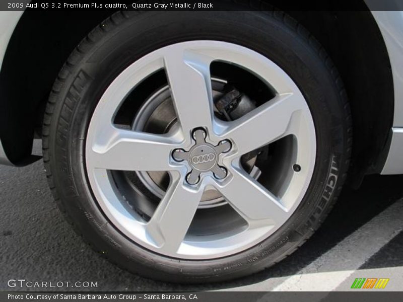 Quartz Gray Metallic / Black 2009 Audi Q5 3.2 Premium Plus quattro