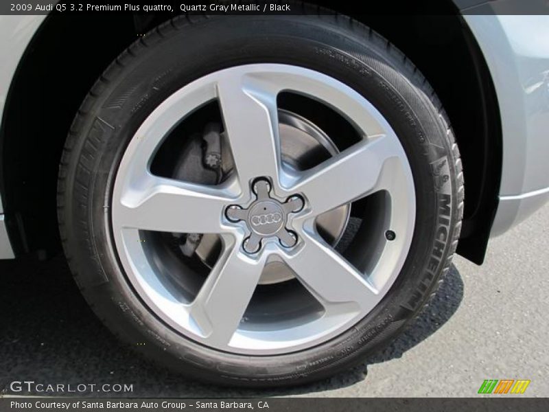 Quartz Gray Metallic / Black 2009 Audi Q5 3.2 Premium Plus quattro