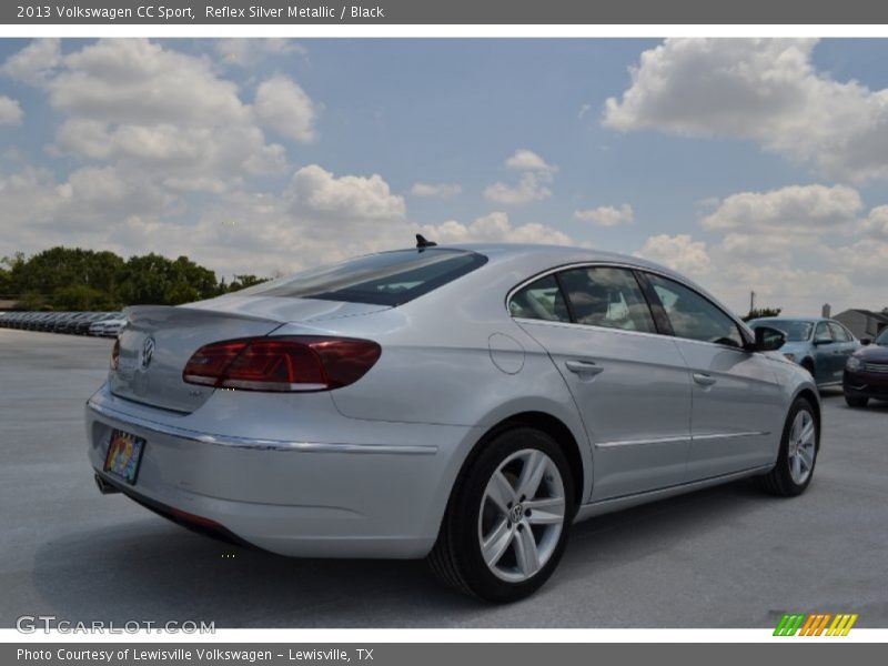 Reflex Silver Metallic / Black 2013 Volkswagen CC Sport