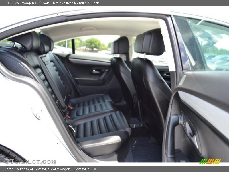 Reflex Silver Metallic / Black 2013 Volkswagen CC Sport