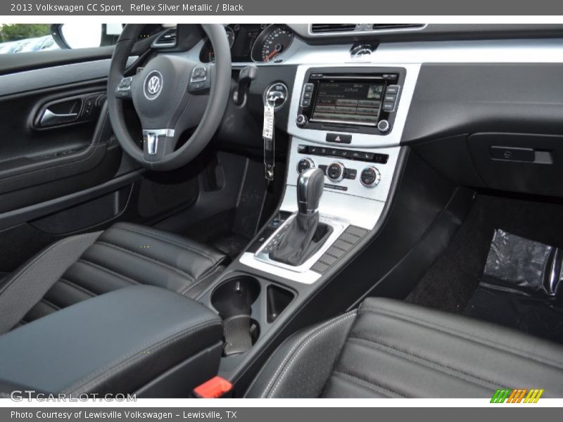 Reflex Silver Metallic / Black 2013 Volkswagen CC Sport