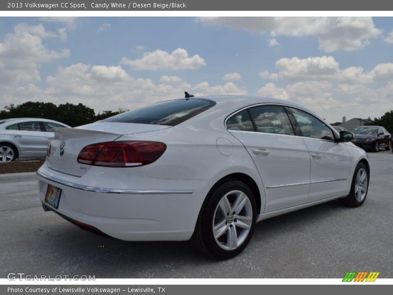 Candy White / Desert Beige/Black 2013 Volkswagen CC Sport