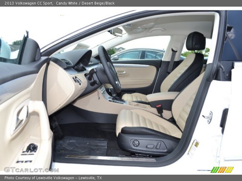 Candy White / Desert Beige/Black 2013 Volkswagen CC Sport