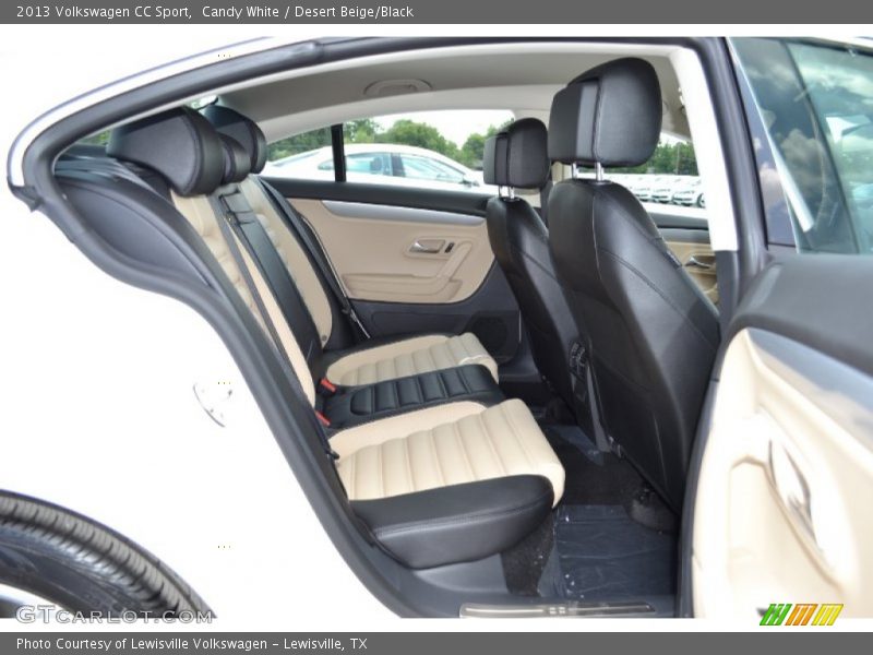 Candy White / Desert Beige/Black 2013 Volkswagen CC Sport