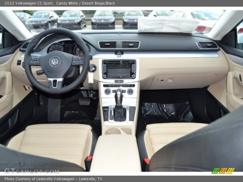 Candy White / Desert Beige/Black 2013 Volkswagen CC Sport
