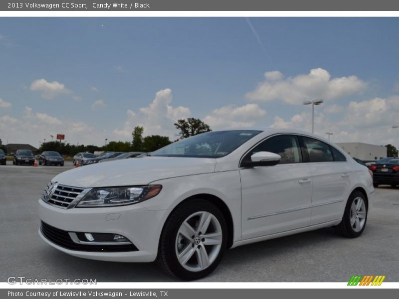 Candy White / Black 2013 Volkswagen CC Sport