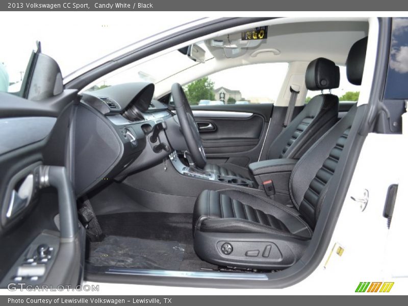 Candy White / Black 2013 Volkswagen CC Sport