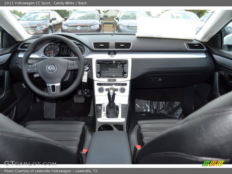 Candy White / Black 2013 Volkswagen CC Sport