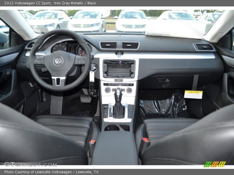 Iron Gray Metallic / Black 2013 Volkswagen CC Sport