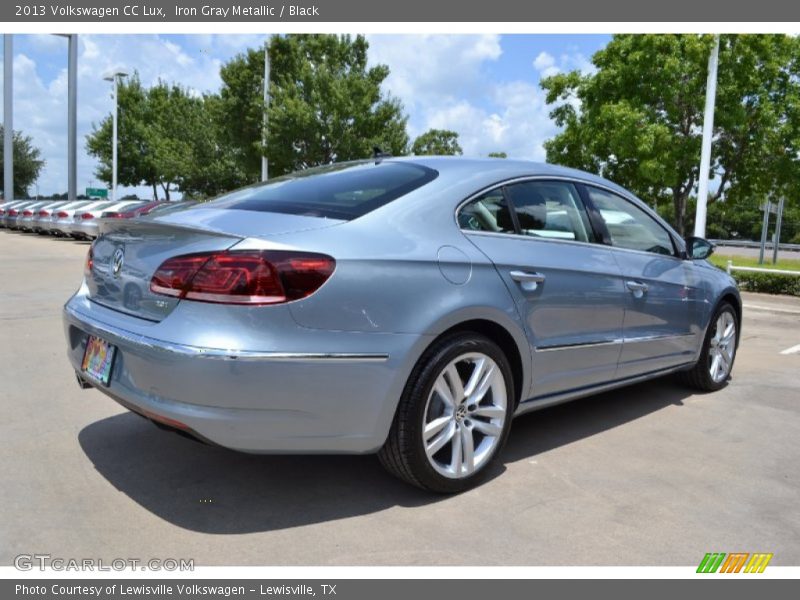 Iron Gray Metallic / Black 2013 Volkswagen CC Lux