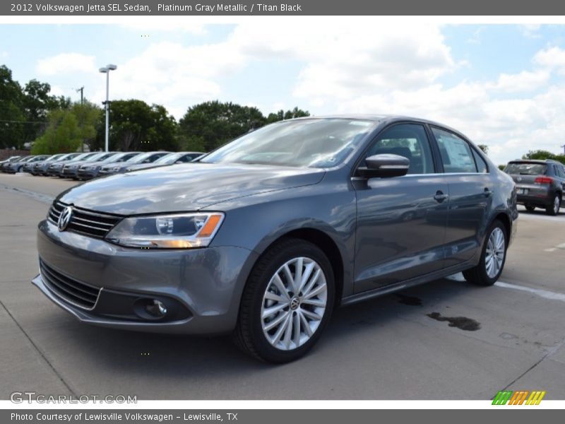 Platinum Gray Metallic / Titan Black 2012 Volkswagen Jetta SEL Sedan