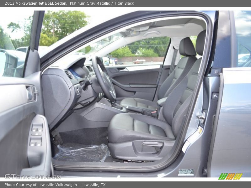 Platinum Gray Metallic / Titan Black 2012 Volkswagen Jetta SEL Sedan