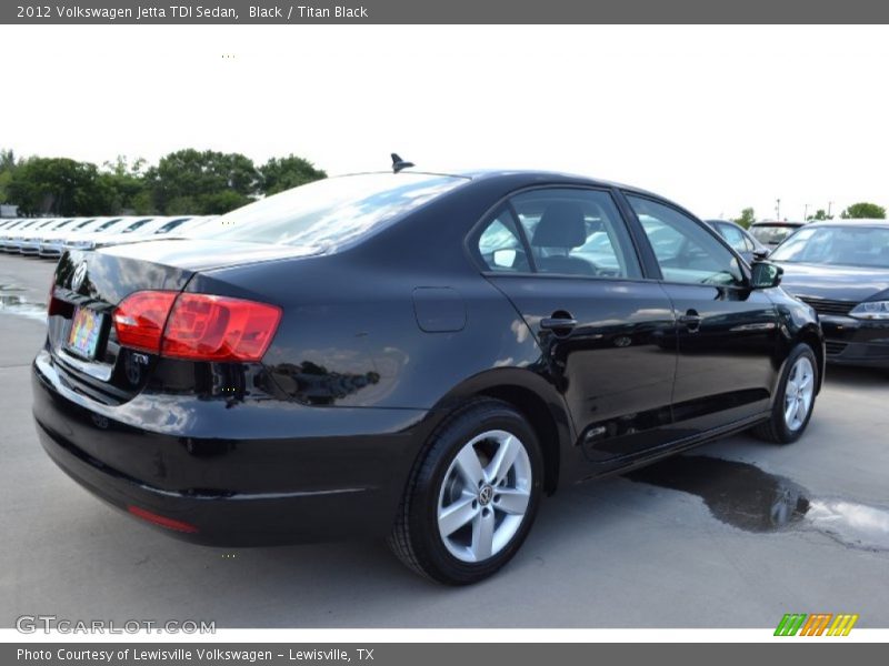 Black / Titan Black 2012 Volkswagen Jetta TDI Sedan