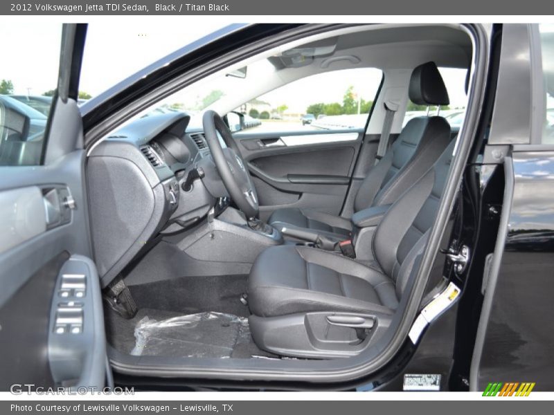 Black / Titan Black 2012 Volkswagen Jetta TDI Sedan