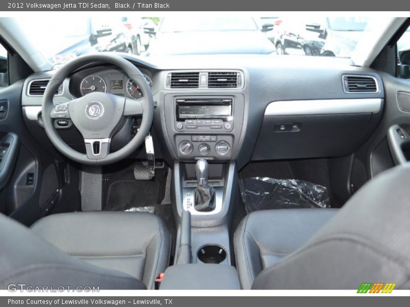 Black / Titan Black 2012 Volkswagen Jetta TDI Sedan