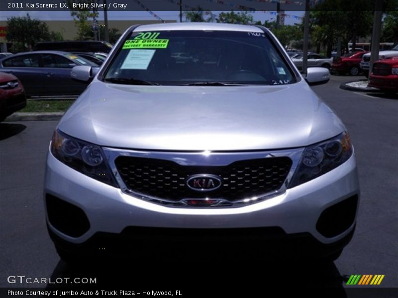 Bright Silver / Gray 2011 Kia Sorento LX