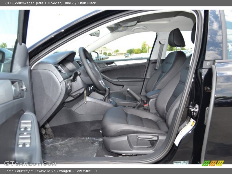 Black / Titan Black 2012 Volkswagen Jetta TDI Sedan
