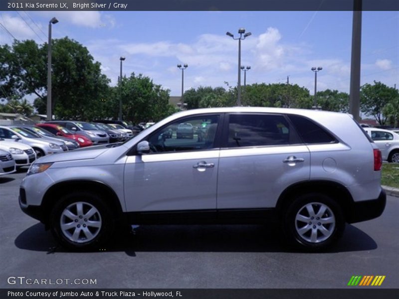 Bright Silver / Gray 2011 Kia Sorento LX