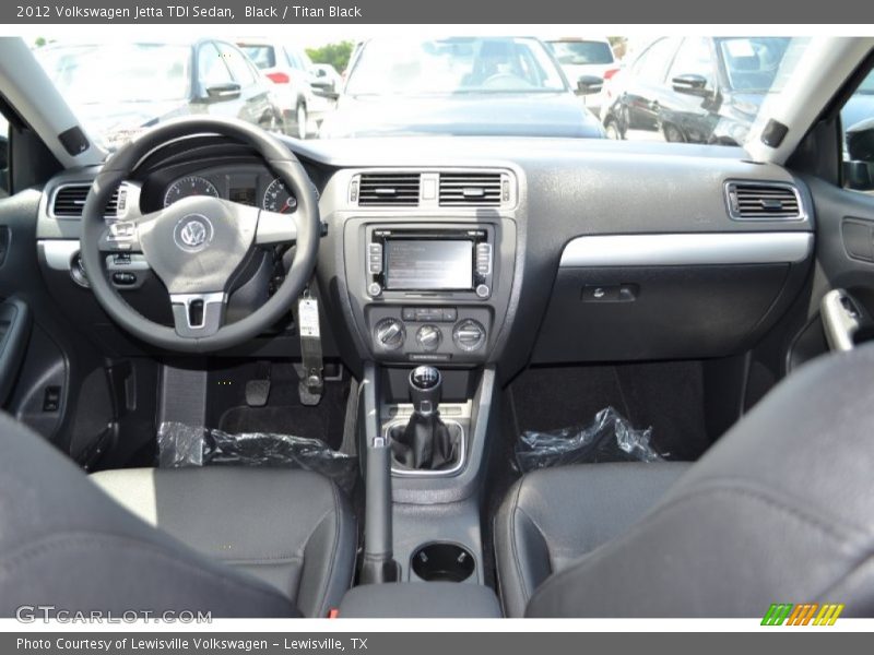 Black / Titan Black 2012 Volkswagen Jetta TDI Sedan