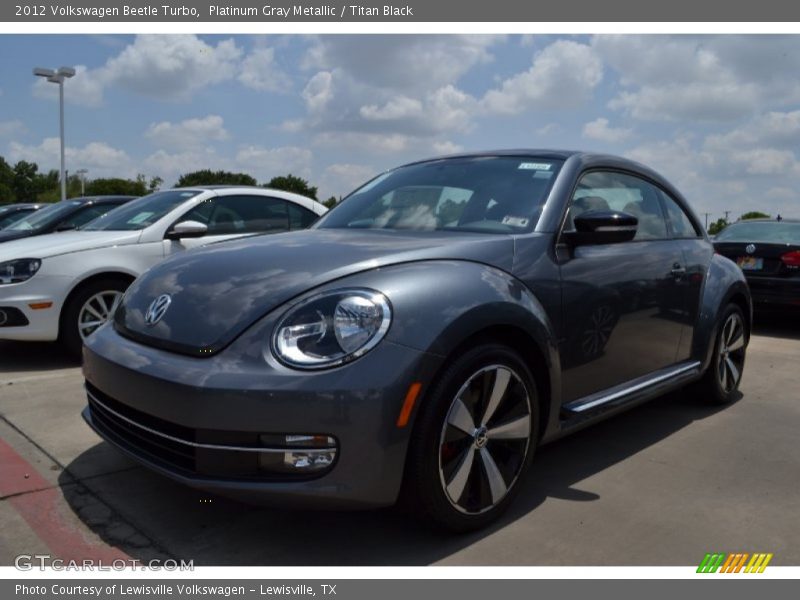 Platinum Gray Metallic / Titan Black 2012 Volkswagen Beetle Turbo