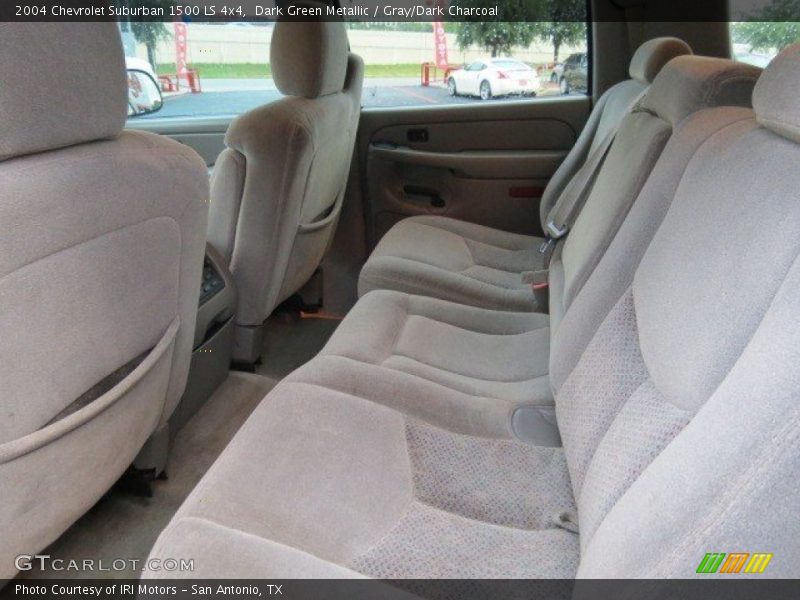 Dark Green Metallic / Gray/Dark Charcoal 2004 Chevrolet Suburban 1500 LS 4x4