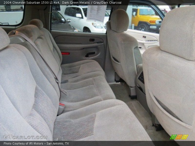 Dark Green Metallic / Gray/Dark Charcoal 2004 Chevrolet Suburban 1500 LS 4x4