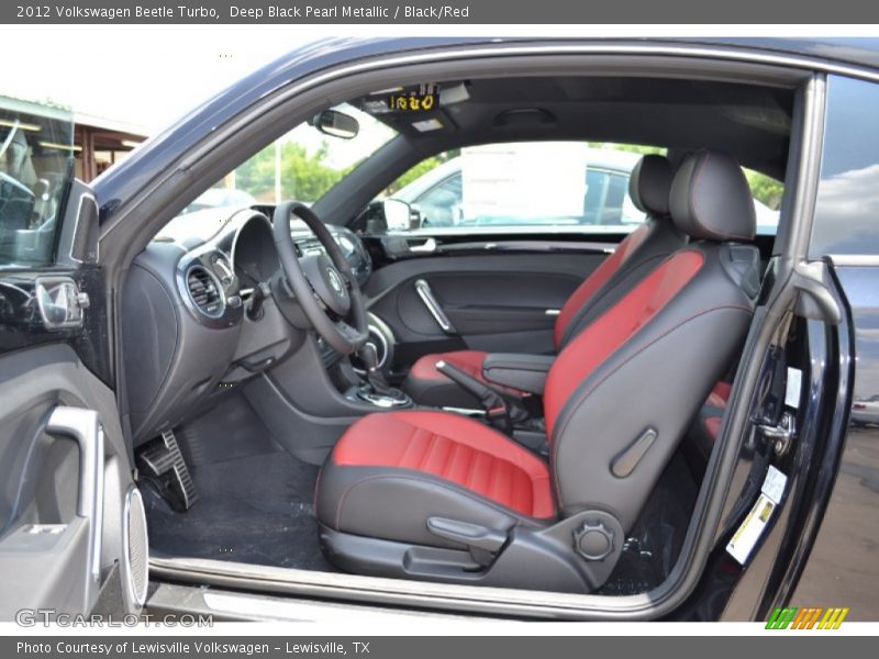  2012 Beetle Turbo Black/Red Interior