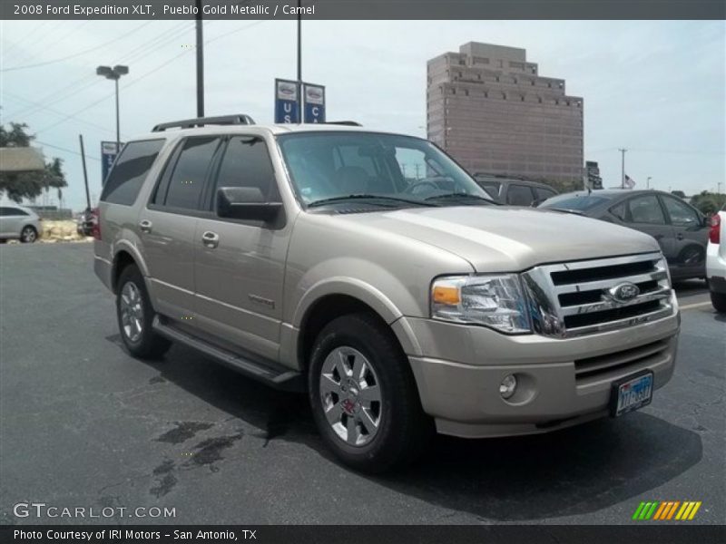 Pueblo Gold Metallic / Camel 2008 Ford Expedition XLT