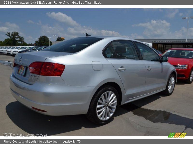 Reflex Silver Metallic / Titan Black 2012 Volkswagen Jetta SEL Sedan