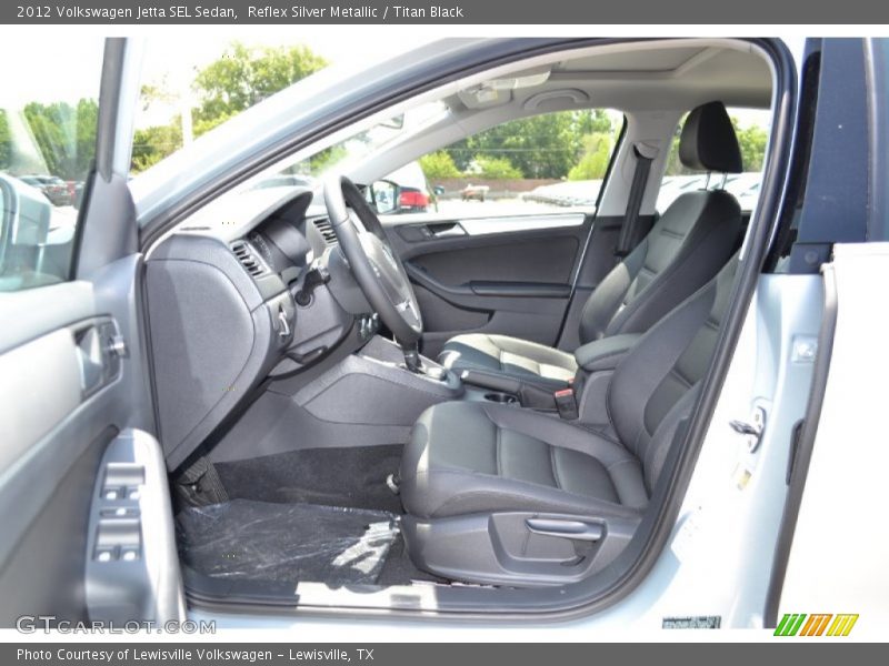 Reflex Silver Metallic / Titan Black 2012 Volkswagen Jetta SEL Sedan