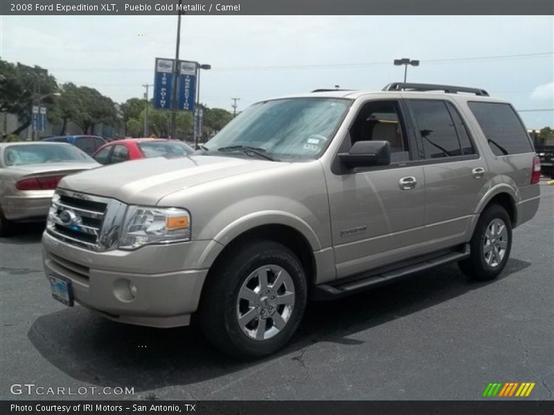 Pueblo Gold Metallic / Camel 2008 Ford Expedition XLT