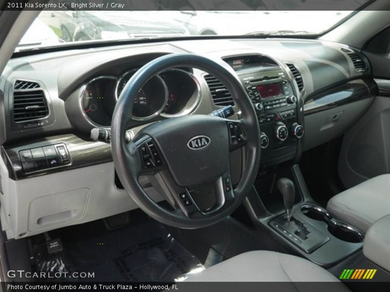 Bright Silver / Gray 2011 Kia Sorento LX