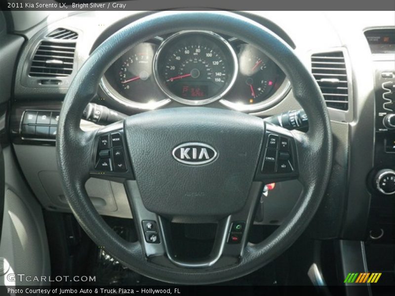 Bright Silver / Gray 2011 Kia Sorento LX