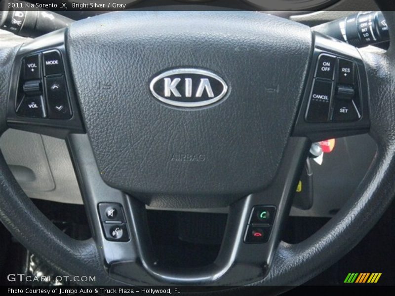 Bright Silver / Gray 2011 Kia Sorento LX