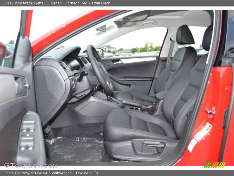 Tornado Red / Titan Black 2012 Volkswagen Jetta SEL Sedan