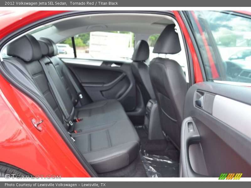 Tornado Red / Titan Black 2012 Volkswagen Jetta SEL Sedan