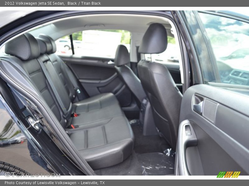 Black / Titan Black 2012 Volkswagen Jetta SE Sedan