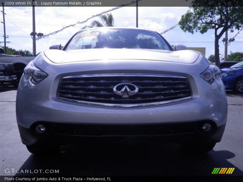 Liquid Platinum Metallic / Graphite 2009 Infiniti FX 35
