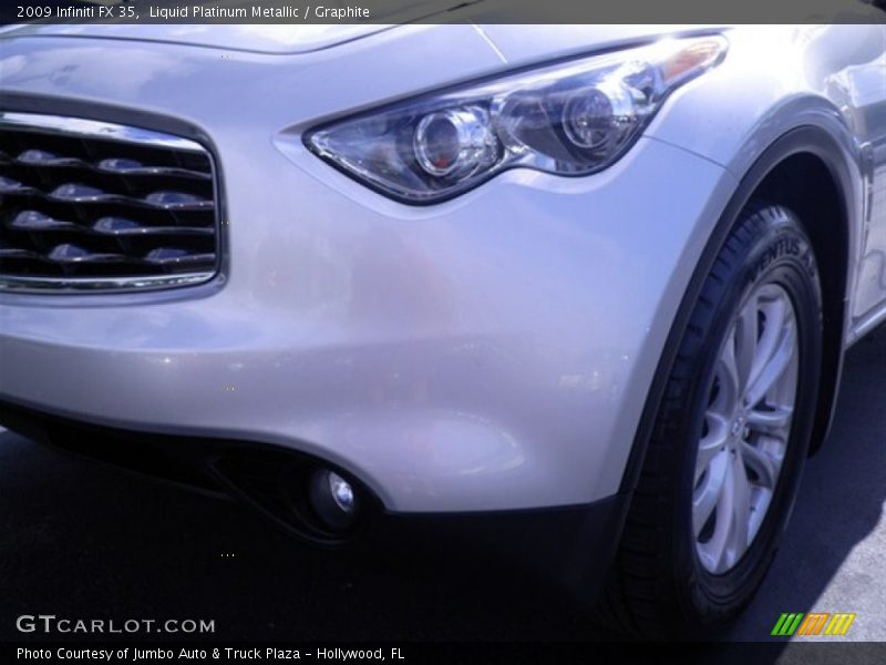 Liquid Platinum Metallic / Graphite 2009 Infiniti FX 35