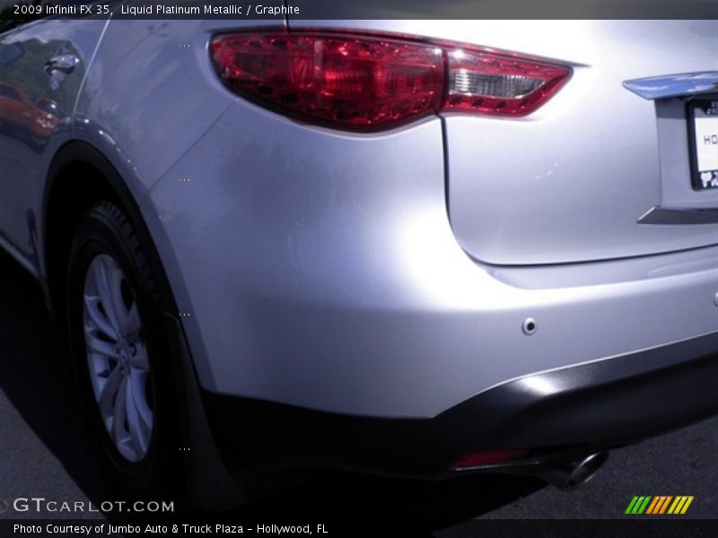 Liquid Platinum Metallic / Graphite 2009 Infiniti FX 35