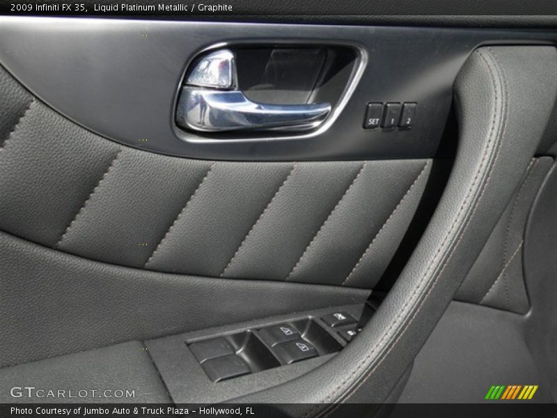 Liquid Platinum Metallic / Graphite 2009 Infiniti FX 35