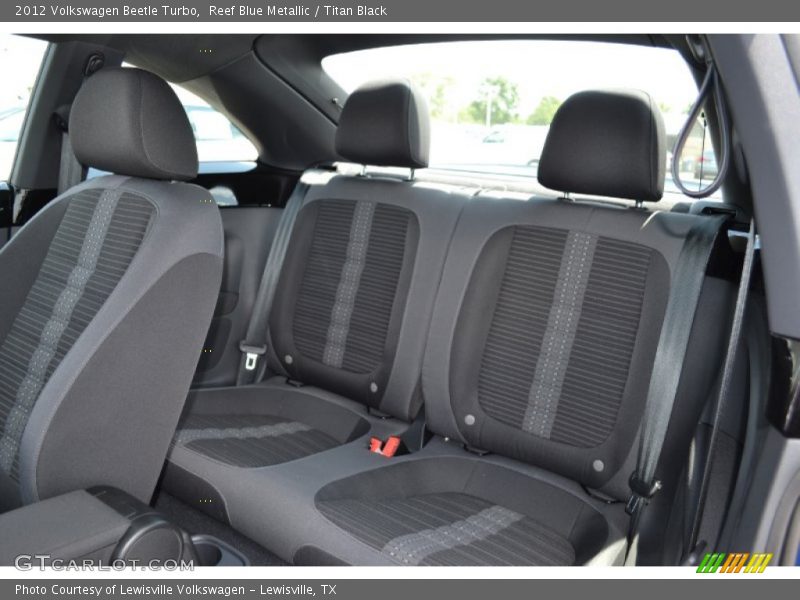 Rear Seat of 2012 Beetle Turbo