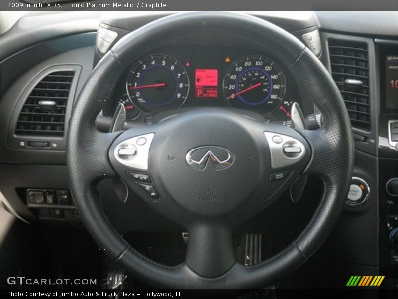 Liquid Platinum Metallic / Graphite 2009 Infiniti FX 35