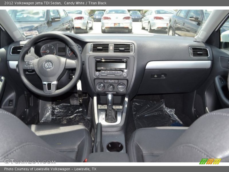 Candy White / Titan Black 2012 Volkswagen Jetta TDI Sedan