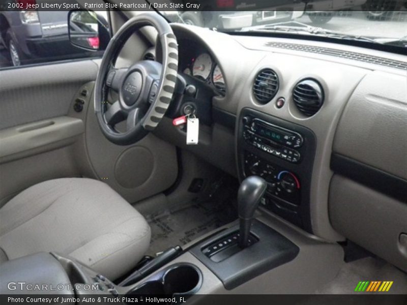 Patriot Blue Pearlcoat / Dark Slate Gray 2002 Jeep Liberty Sport