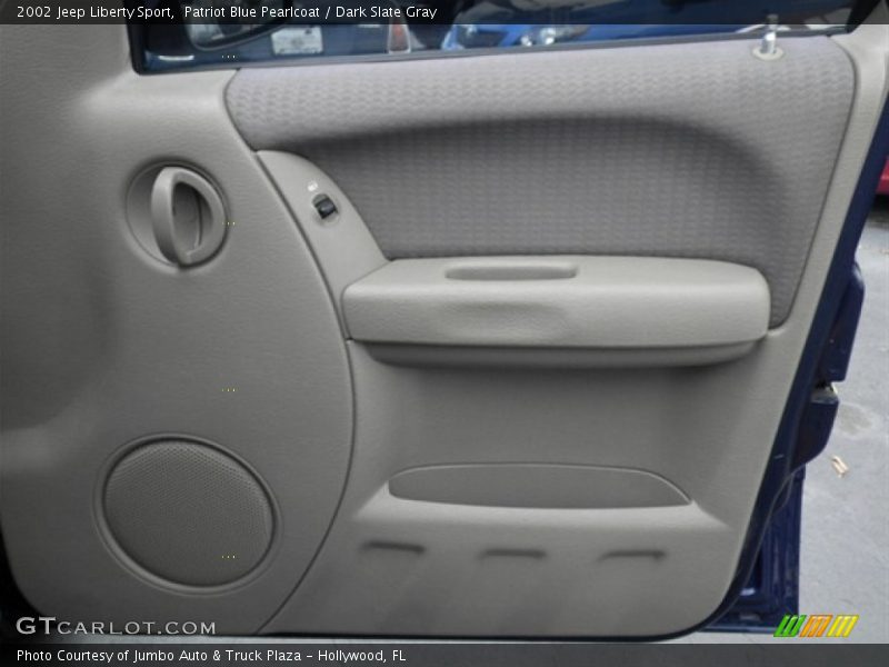 Patriot Blue Pearlcoat / Dark Slate Gray 2002 Jeep Liberty Sport