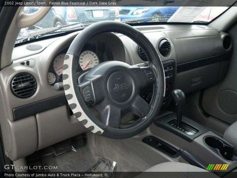 Patriot Blue Pearlcoat / Dark Slate Gray 2002 Jeep Liberty Sport